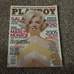 PLAYBOY Magazine December Issue with Marilyn Monroe Cover